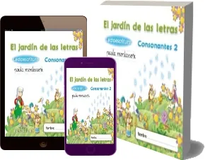 Libro completo gratis en PDF: Consonantes 2 Pauta. El Jardín de Las Letras. Libro Digital Alumno. Algaida escrito por María Dolores Campuzano Valiente en Español edición 2022 | Kindle - iPad