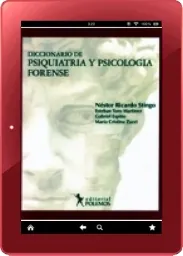 Libros buenos para leer: Diccionario de Psiquiatria y Psicologia Forense de Ricardo Stingo Google Books