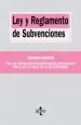 PDF Ley y Reglamento de Subvenciones del autor Editorial Tecnos