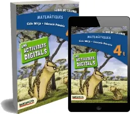 Google Books en PDF: Matemàtiques 4t cm. Projecte Digital Alumne de Montserrat Torra en Catalán 2022 versión completa