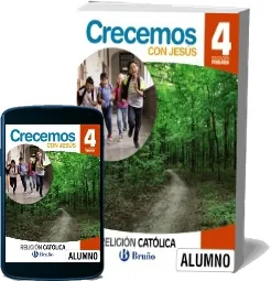 Actualizado en PDF + resumen Religión Católica Crecemos Con Jesús 4 Primaria Digital Alumno