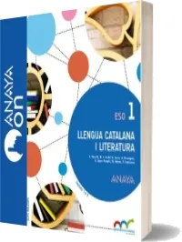 Llengua Catalana i Literatura 1. Eso. Anaya on. PDF gratis español + eBook