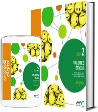 Valores Éticos 2. Eso. Anaya de Fernando Martínez Llorca para celular o tablet gratis Mega