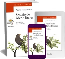 PDF «O Soño do Merlo Branco» en Gallego + ePub