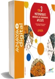 Matemàtiques Orientades Als Ensenyaments Aplicats 3. Eso. Anaya (224) páginas Meocloud, Torrent, Torrents.me, Cozy.io, MEGA, WeTransfer, Microsoft OneDrive, FileHosting, MediaFire CSV, DOCX, PDF, EPUB, TXT, PDB, RTF, WORD, DOC (Resubido)