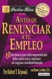 PDF Antes de Renunciar a tu Empleo del autor Robert t. Kiyosaki