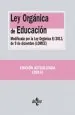 PDF Ley Orgánica de Educación del autor Editorial Tecnos