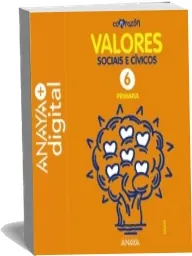 Descargar gratis Valores Sociais e Cívicos 6. Con Razón. Primaria. Anaya eBook 144 páginas