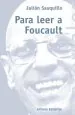 PDF Para Leer a Foucault del autor Julián Sauquillo