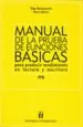PDF Manual de la Prueba de Funciones Básicas del autor Neva Milicic