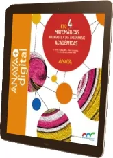 PDF Matemáticas Orientadas a Las Enseñanzas Académicas 4. Eso. Anaya libro completo + resumen