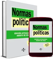 Normas Políticas eBook 1 link resumen | Editorial Tecnos 2023